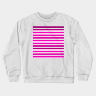 Pink Stripes Crewneck Sweatshirt